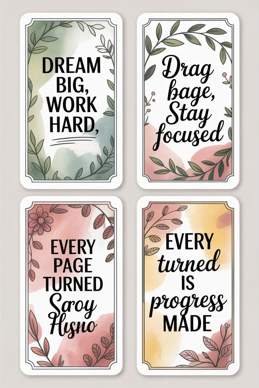 Bookmarks Design 2 - Printable Bookmarks - Cute Readers