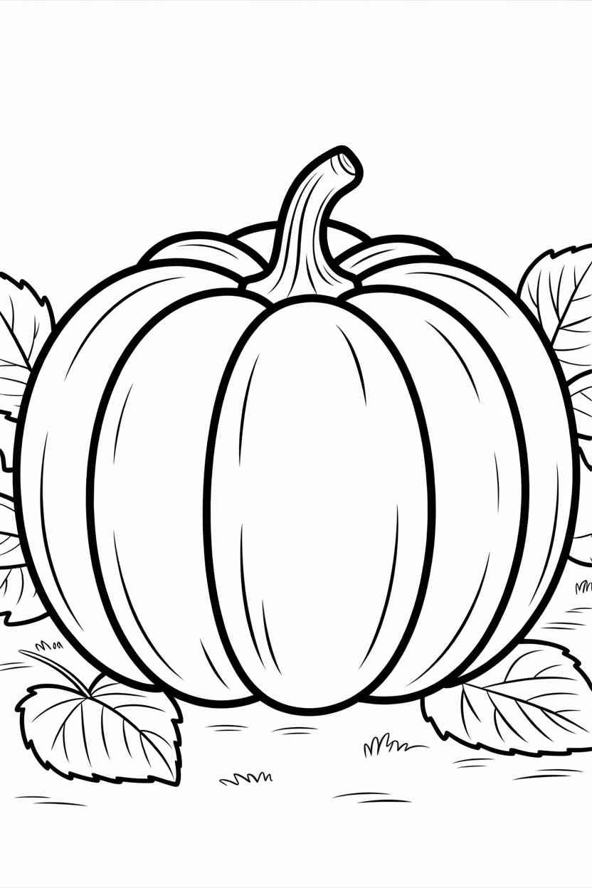 Pumpkin fun - Pumpkin Coloring Page Free Printable – Fun, Relaxing & Perfect for All Ages