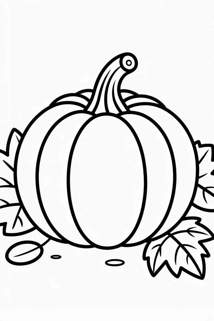 Pumpkin fun - Pumpkin Coloring Page Free Printable – Fun, Relaxing & Perfect for All Ages (3)