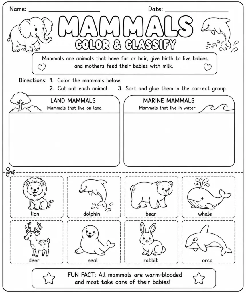 Science Design 4 - Science Worksheets Free Printable for Kids - Educational