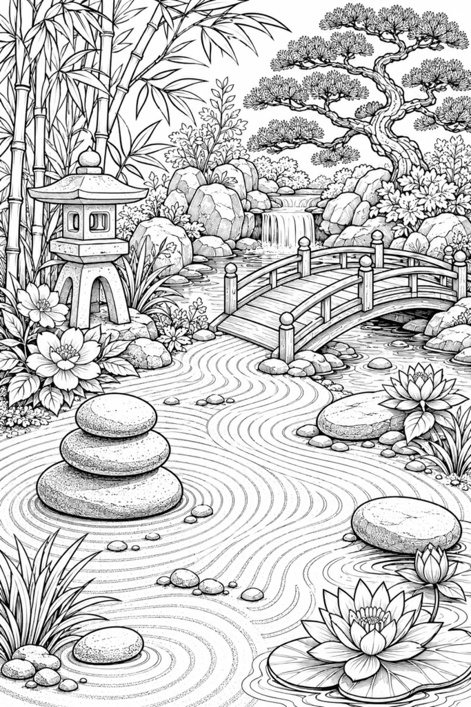 Stress relief Design 6 - Stress Relief Coloring Pages Free Printable for Adults