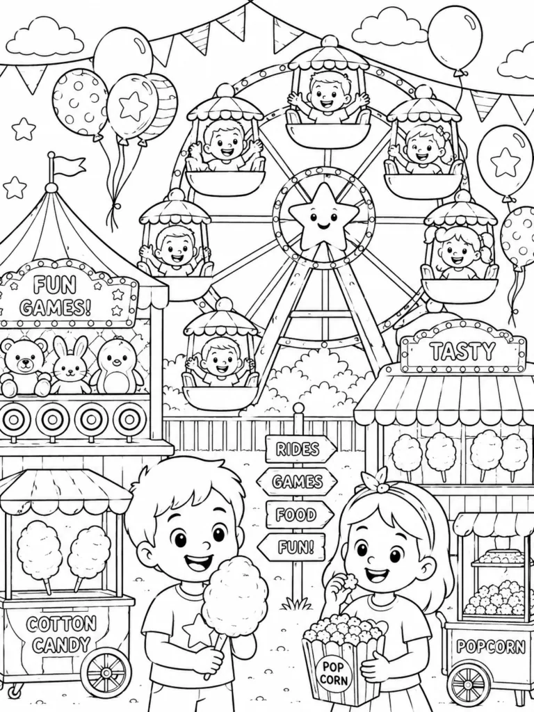 Summer beach Design 11 - Summer and Beach Coloring Pages Free Printable