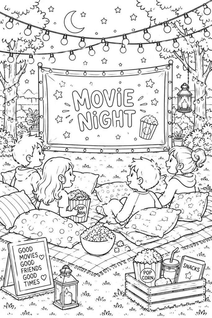 Summer beach Design 6 - Summer and Beach Coloring Pages Free Printable