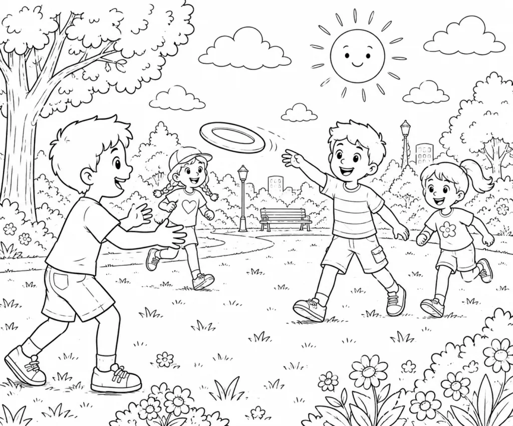 Summer beach Design 8 - Summer and Beach Coloring Pages Free Printable