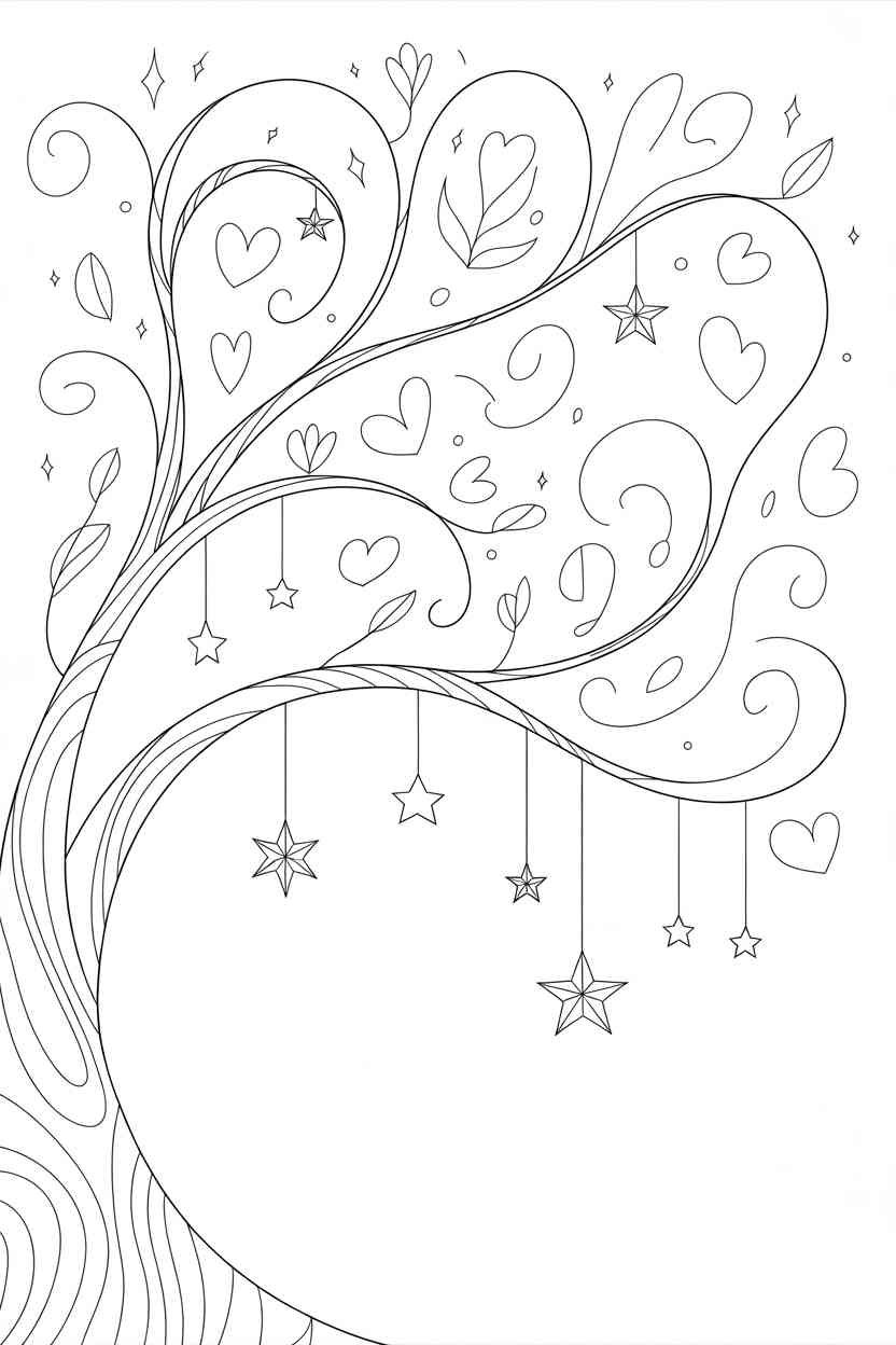 Trendy tree - Trendy Tree Coloring Pages Free Printable (2)
